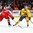 MONTREAL, CANADA - DECEMBER 31: Sweden's Lucas Carlsson #23 skates with the puck while the Czech Republic's David Kase #22 defends during preliminary round action at the 2017 IIHF World Junior Championship. (Photo by Francois Laplante/HHOF-IIHF Images)

